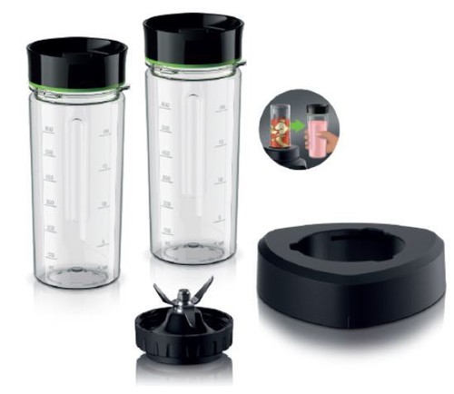 Braun set smoothie2go mixer - set,
