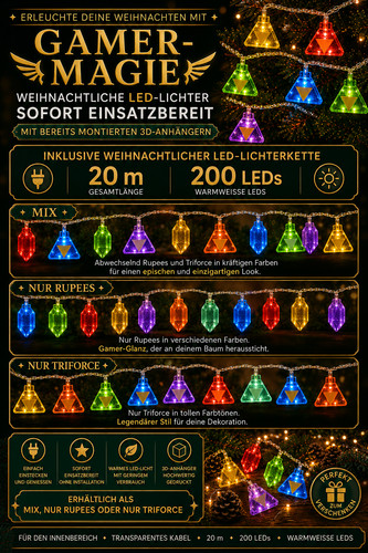 Zelda triforce rupee led - zelda,